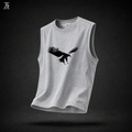 THEAURIX Raven Oversized Sleeveless Tank Top for Men