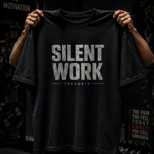 SILENT WORK Oversized Tee