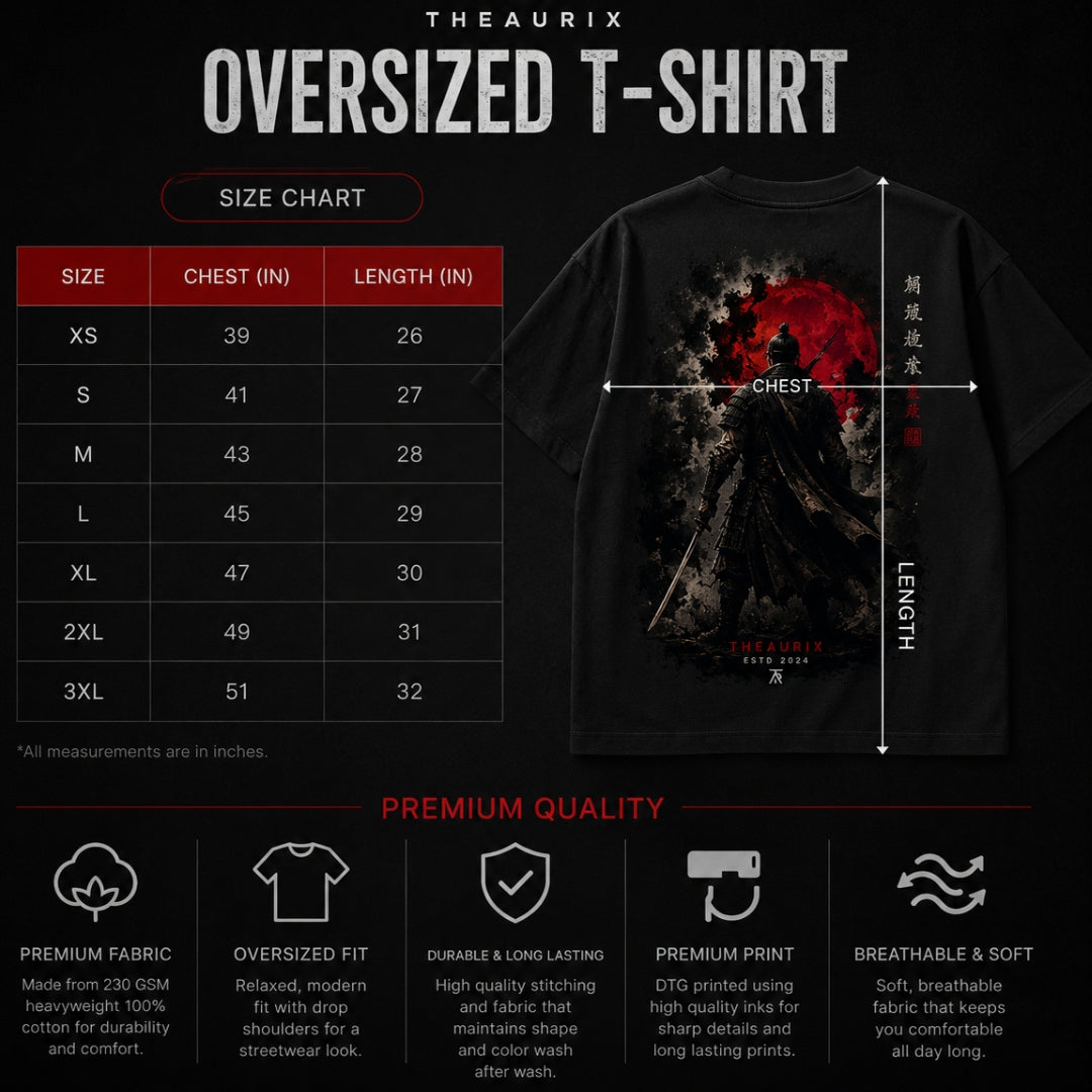 DISCIPLINE OVER NOISE Oversized Tee